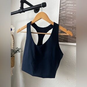 Spanx Core Active Racerback Sports Bra In Navy EUC